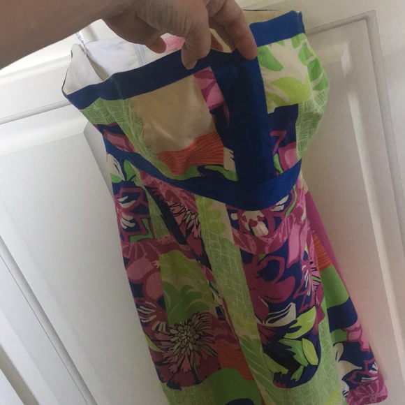 Lilly Pulitzer Size 2 Strapless dress - Picture 7 of 7